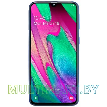 Смартфон Samsung Galaxy A40 4GB/64GB (синий)
